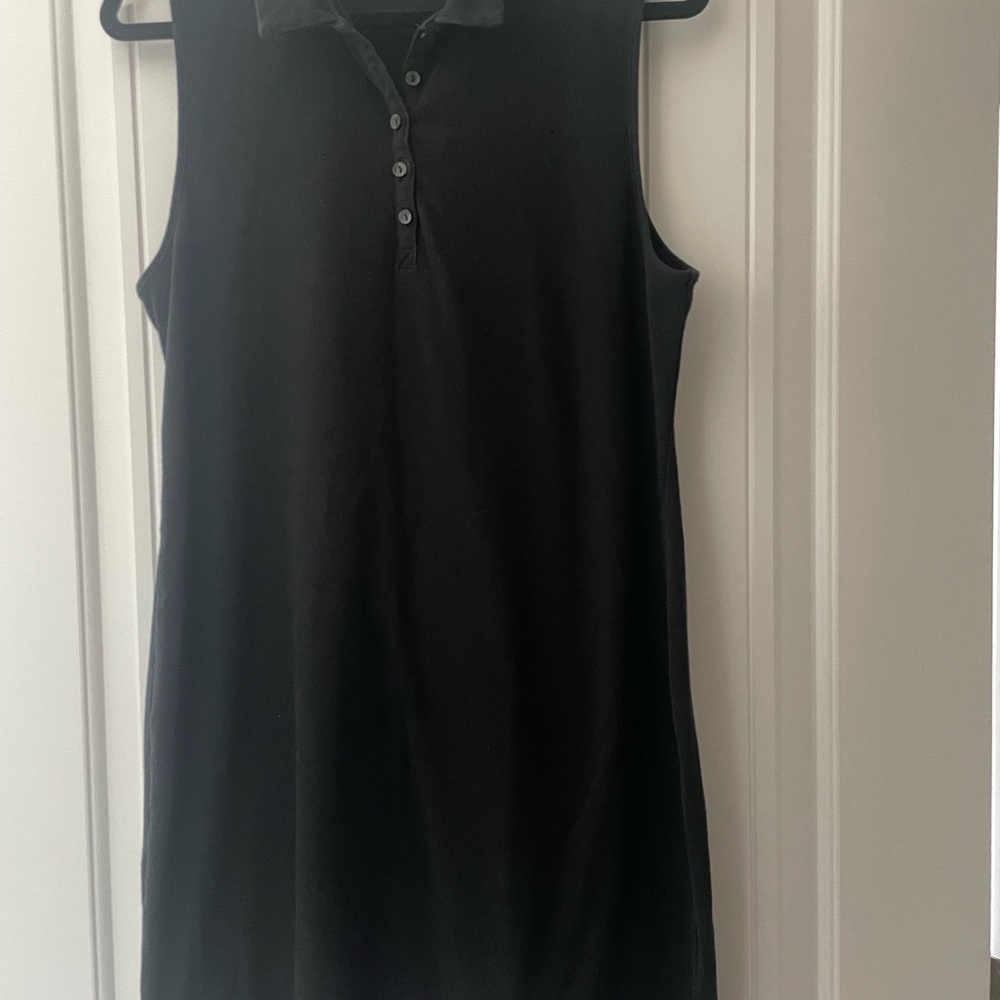American Eagle Outfitters Black Ribbed Sleeveless Top